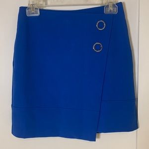 H&M Asymmetrical Blue Skirt